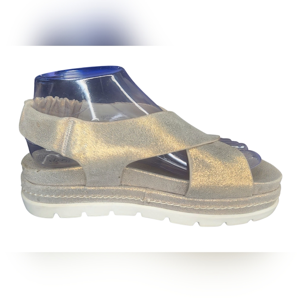 J/Slides NYC Resa Platform Sandals, Womens 7.5 - Picture 7 of 9